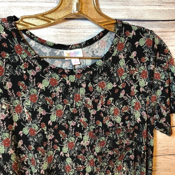 LuLaRoe Flower Pattern Carly Dress - Picture 4 of 7